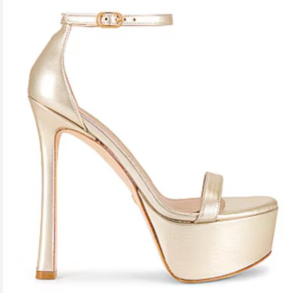 Stuart Weitzman Nudistcurve Hollywood Sandal Size 8.5 - Picture 1 of 7